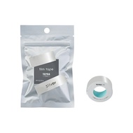 【KING JIM】TEPRA LITE 熱感式標籤薄膜自黏膠帶 15mm 銀色(TPT15-016)