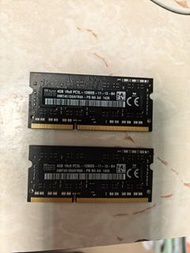 apple imac 2013 late ram SK Hynix 4GB DDR3 筆記簿型電腦記憶體 (兩條)