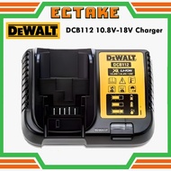 [ECTAKE] Pengecas Bateri DEWALT DCB112 10.8V–18V (2.0Ah) / DEWALT Battery Charger
