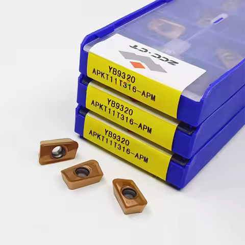 ZCC CT Original APKT11T308-NM APKT11T308-PF Milling Inserts APKT 11T308 NM PF Lathe Tool Carbide Mil