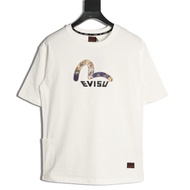 EVISU/God of Fortune/2026 Early Spring New Style Short-Sleeved T-Shirt Men Style Women Style Couple 