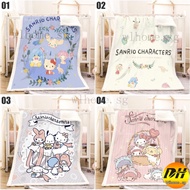 sanrio blanket cartoon throw blanket double-sided warm flannel cashmere customize all sizes