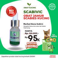 Scabivic obat tetes jamur dan scabies kucing terjamin ampuh dapat juga digunakan untuk kitten kucing
