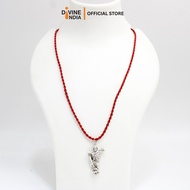 Bahubali Hanuman Brass Locket | Bajrangi Hanuman Pendant With Free Necklace Cord Rope