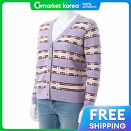 MAISON KITSUNE FAIRISLES CARDIGAN NW00508KM0328-B103 페어 อาอล การดแกน 819449