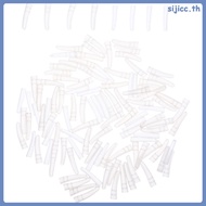 100 Pcs Name Badge Holder with Clip Universal Cell Phone 2.50X0.60X0.60CM Transparent Pvc  sijicc