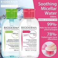 Bioderma H2O Micellar Water with Reverse Pump 500ml - Sensibio/Sebium Makeup Remover
