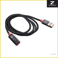 ZS  USB A 3 0 Male to Type C Female Charging Cable 5Gbps Data Transfer Extension Cord Nylon Braided 
