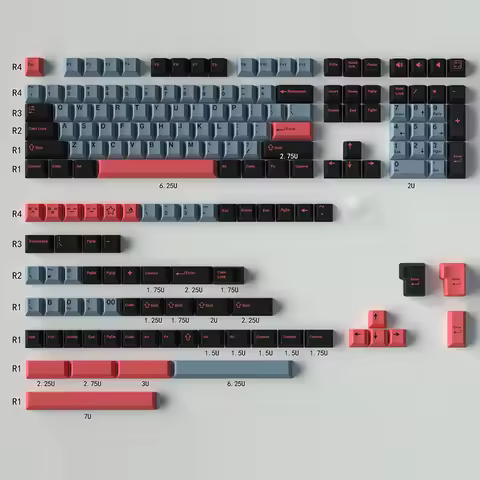 173 Keys 8008 GMK Keycaps Cherry Profile Double Shot ABS Keycap For MX Switch Mechanical Keyboard DY