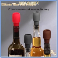 KIDLAUGHX Wine Bottle Stopper, Silicone Wine Tools Red Wine Sealer, Sparkling Wine Bottle Stopper Re