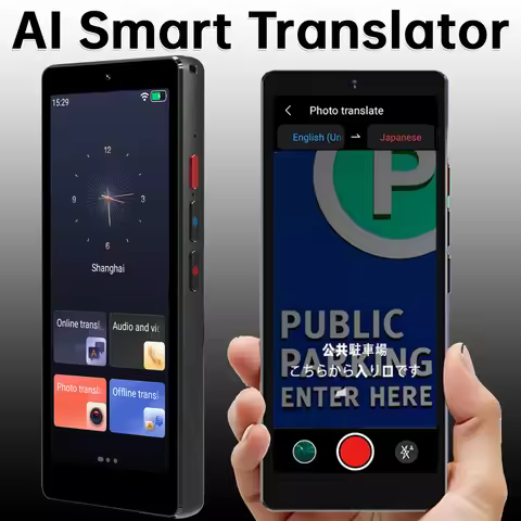 S20PRO AI Smart Translator 5 Inch Handheld Translation Device 148 Languages Online Real Time Voice V