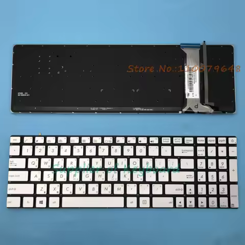 NEW For ASUS N551 N551VW N551JM N551JQ N551JX N552 N751 N551JB N752JK Laptop Chinese Keyboard Silver