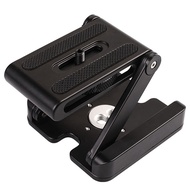 Z-Type Folding Head Quick Release Plate Base Z-Type Bracket with Quick Release Plate QR Plate for Ca