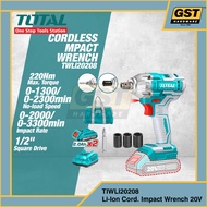 TOTAL P20S Li-ion Impact Driver & Wrench Brushless Total Cordless Total Impact Wrench Total Impact D