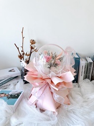 波波球永生花束