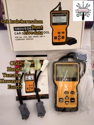 scanner OBD2 Kawasaki Yamaha Honda euro 5 alat reset motor injeksi