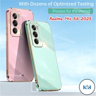 KK For Realme 14x 5G 2025 Luxury Plating Casing For Realme 14x 5G Realme14 14Realme Realme14x 14+ 14