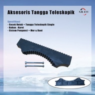 Anti-slip Rubber Single Telescopic Ladder, Rubber Telescopic Ladder