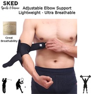 SKED Aolikes Adjustable Elbow Guard Support (1Pc) Light & Slim Tennis Elbow Support Medical Elbow Br