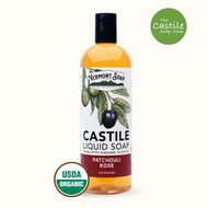 The Castile Soap Shop | Castile Liquid Soap | Patchouli Rose | 473 ml | Vegan | For all Skin Types