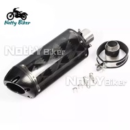 Motorcycle Exhaust Muffler TBR 51mm Muffler Exhaust CNC Aluminium Alloy Carbon Fiber