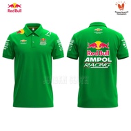 Polo shirt Tshirt Kaos Kerah Redbull Ampol Racing