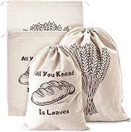 Natural cotton bread pulling rope buggy bag cotton and linen food packaging drawstring cotton pouch