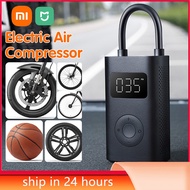 Xiaomi ม Jia 1S 2 Inflator เครื่องอัดลมรถยนต์ปั๊มลมยางรถยนต์สำหรับรถจักรยานยนต์จักรยานบอลยางปั๊มเติมลมไฟฟ้าดิจิตอล