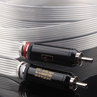 Nordost audiophile hifi 7N OCC silver-plated audio cable signal cable 2rca-2rca RCA cable 2 plug ver