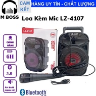 Loa Karaoke Bluetooth Mini LZ-4107 M25 M BOSS Âm Thanh Sống Động Kèm Theo Đèn Led Bắt Mắt