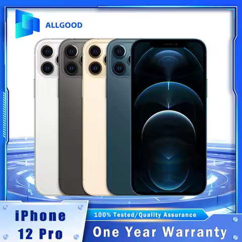 Original Apple iPhone 12 Pro US Version Unlocked - High Speed 5G, A14 Bionic Chip, LiDAR Scanner for