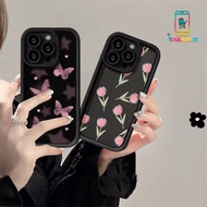 SS925 SOFTCASE BUTTERFLY & FLOWERS MOTIF FOR INFINIX SMART 5 6 6+ 7 8 9 10 HOT 9 10 11 12 12i 30 30i