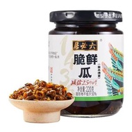 脆鮮瓜减鹽中華老字型大小醬菜乳黃瓜開胃下飯醬瓜醃黃瓜下酒菜