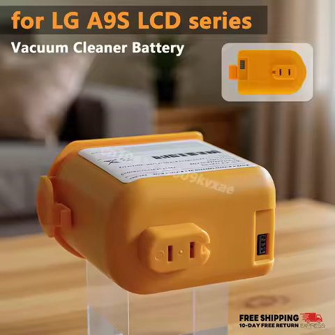 Rechargeable 5000mAh Battery Pack for LG A9S LCD Vacuum Cleaner O9884GE O9884TE O9884WE O9888WE EAC6