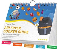 Air Fryer Cheat Sheet Magnets Cooking Guide Booklet, Cooking Times Chart, Cookbooks Instant Air Fryer Accessories Oven Cooking Pot Temp Guide Kitchen Conversion Chart