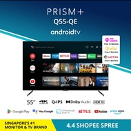 PRISM+ Q55 Quantum Edition | 4K Android TV | 55 inch | Quantum Colors | Google Playstore | Inbuilt Chromecast | HDR10