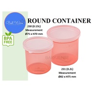 BEST WARE ROUND CONTAINER 230 231