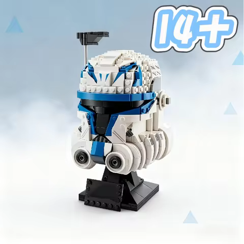 IN STOCK 854pcs Star Plan FIT 75349 Captain Rex Helmet Building Blocks Model Bricks Toys For Kids Ad