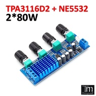 Mạch Khuếch Đại Âm Thanh TPA3116D2 -NE5532 - 2*80W (XH-M577)