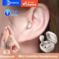 SK19 Earphones Invisible Mini TWS Wireless Headsets HIFI Stereo Noise Reduction Headphones Smartphon