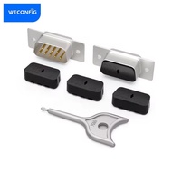 VGA / DB9 RS232 Serial Port Blocker PACK OF  10PCS Blocker + 1Pc Key Black / VGA Blocker / DB9 Block