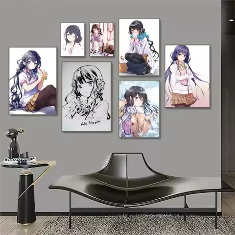 1pc Masamune-kuns Revenge Aki Adagaki Anime Poster HD Posters Home Room Bar Cafe Decor Art Wall Pain