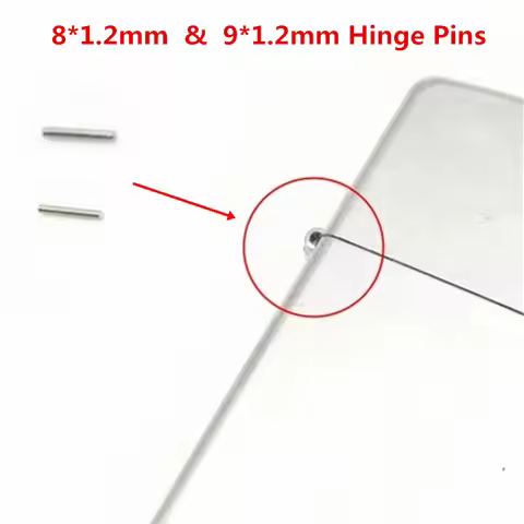 10pcs/Lot 8*1.2mm & 9*1.2mm Universal Replacement Stainless Steel Hinge Pin For Zippo Gas Petrol Lig
