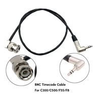 DOU Right Angle 3 5mm TRS to BNC TimeCodes Cable for C300 500F55 Amira ZoomF8