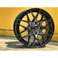 New Car Sport Rim AD WHEELS 2790 14x6J 8x100/114.3 ET38 BE-PB - READY STOCK