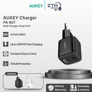 Aukey PA-B1T Charger GaN 20W 15W USB Type C PD 3.0 Fast Charging