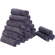24 Pack Kitchen Dishcloths - Does Not Shed Fluff - Reusable Dish Towels, Dish cloths, Super Absorben