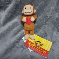 Keychain Keyring​ Doll Plush Toy​ Monkey George​ Curious George Size​ 6 Inch 6​ Hanging Tag