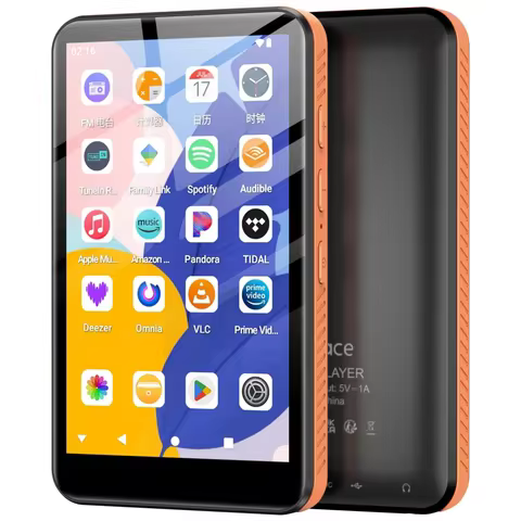 160GB MP3 Player with Bluetooth and WiFi Android 13 MP3 and MP4 Player with 4-inch Touchscreen and S