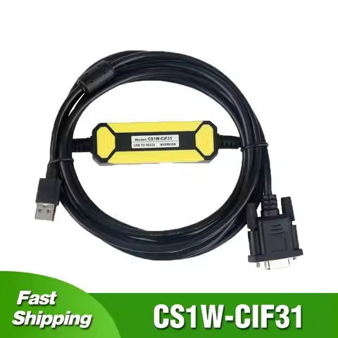 CS1W-CIF31 Adapter For Omron USB Switch Serial to R232 Programming Cable USB-RS232 Optical Converter